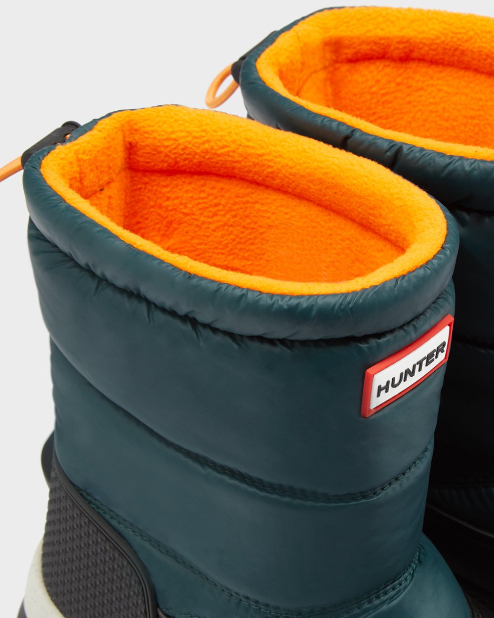 Botas De Neve Hunter Feminina Verdes/Cinzentas - Original Insulated Short - 02JTFDCHP